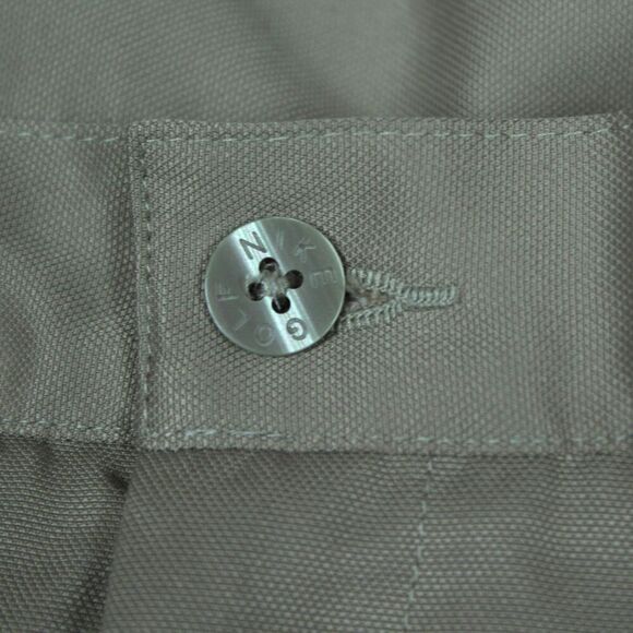 Nike FITDRY Golf Shorts Mens 36 Khaki Beige Performance Pleated Dress Summer - Picture 4 of 10